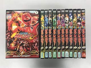 獣拳戦隊ゲキレンジャー 【レンタル落ち】全12巻セット(中古品)